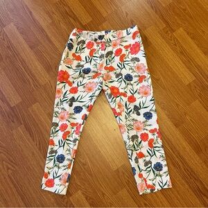 Kate Spade Floral Cropped Pants - Size 4